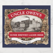 Lager Bier Sjabloon Etiket (Enkel label)