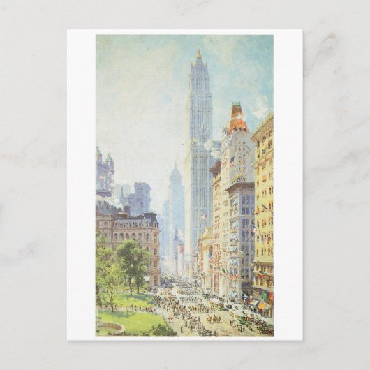 Lager Broadway in Wartime rond 1917 Briefkaart (Voorkant)