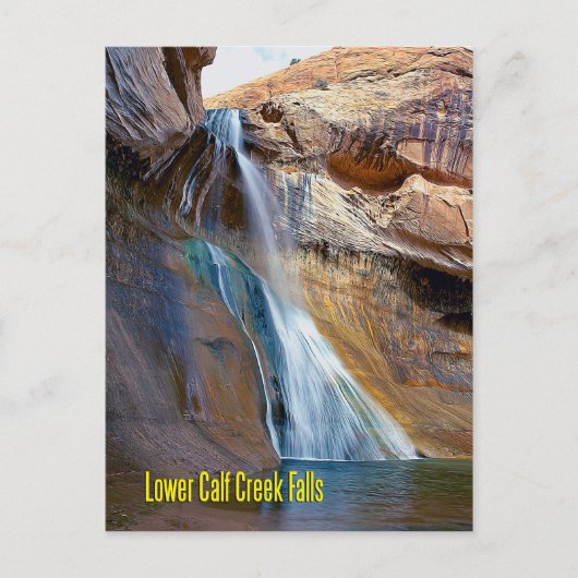 Lager Calf Creek Herfsten, Utah Briefkaart (Voorkant)