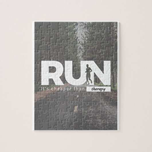 Lager dan een behandeling met een loopbaan legpuzzel (Verticaal)