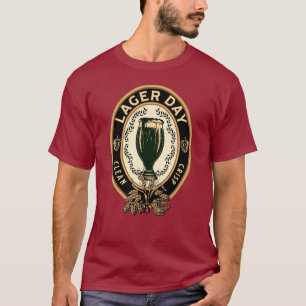 Lager Day bier logo T-shirt