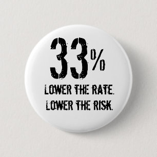Lager de tariefknoop ronde button 5,7 cm