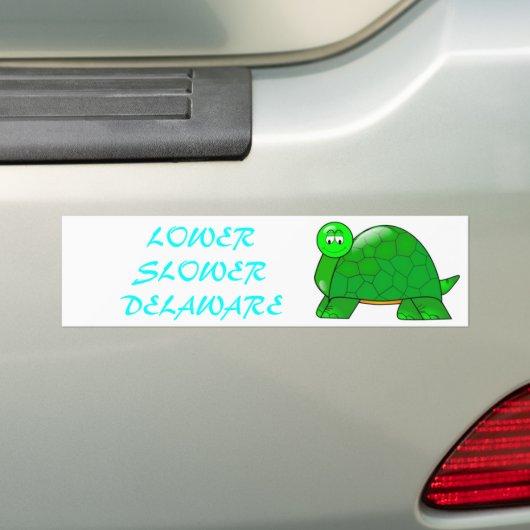 Lager Delaware Bumpersticker (Op auto)