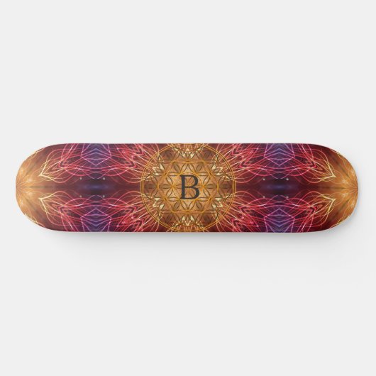 Lager/fractaal Spiritueel, gepersonaliseerd Skateboard (Horizontaal)