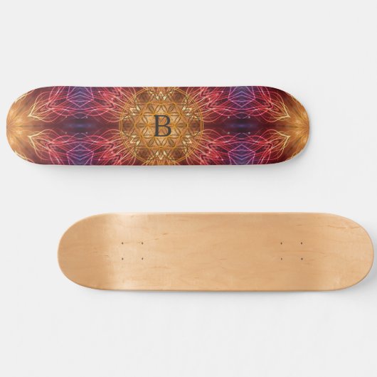 Lager/fractaal Spiritueel, gepersonaliseerd Skateboard (Horizontaal)