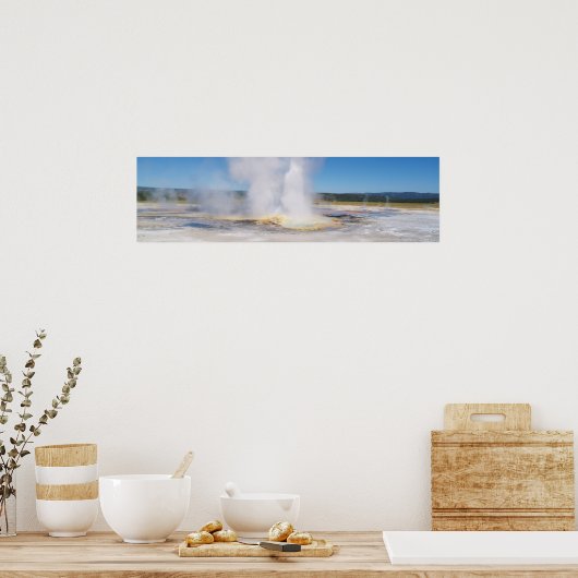 Lager Geyser Basin Poster (Keuken)