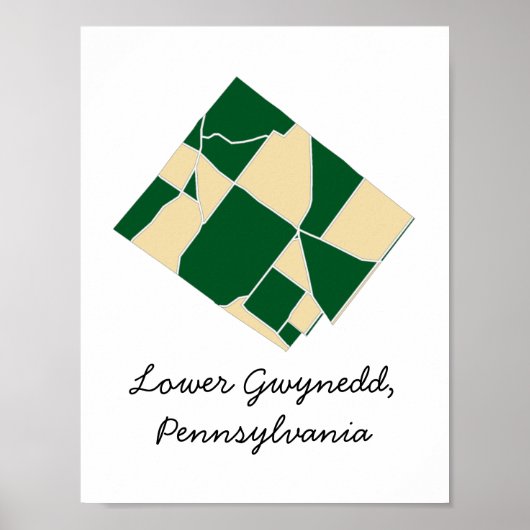 Lager Gwynedd, PA Archival Matte Poster (Voorkant)