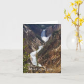 Lager Herfst geelsteen denken aan jou Kaart (Gele Bloem)