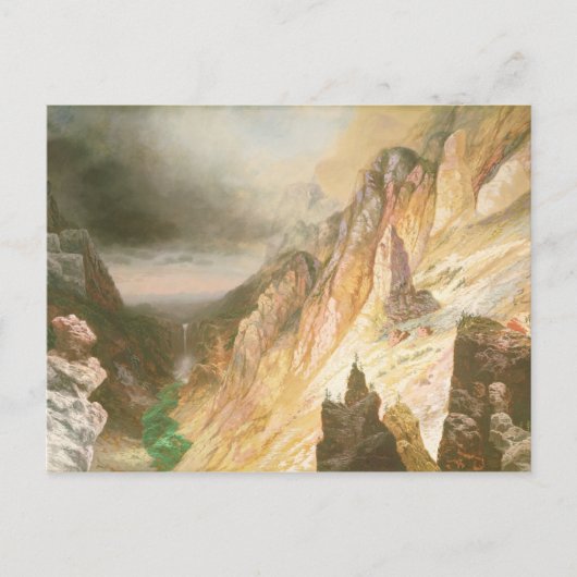 Lager Herfst, Grand Canyon van de geelsteen Briefkaart (Voorkant)