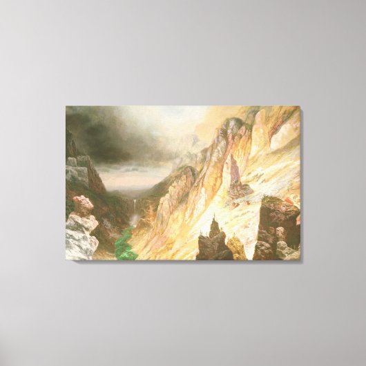 Lager Herfst, Grand Canyon van de geelsteen Canvas Afdruk (Voorkant)