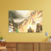 Lager Herfst, Grand Canyon van de geelsteen Canvas Afdruk (Insitu (Woonkamer))