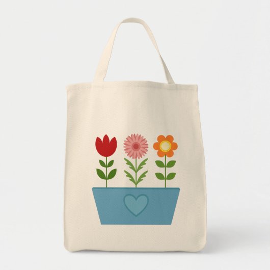 Lager illustraties in een blauw venster tote bag (Voorkant)