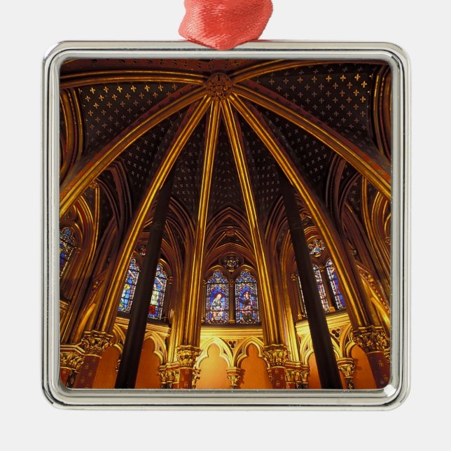 Lager kapel van La Sainte-Chapelle, Parijs; Metalen Ornament (Voorkant)
