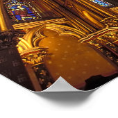 Lager kapel van La Sainte-Chapelle, Parijs; Poster (Hoek)