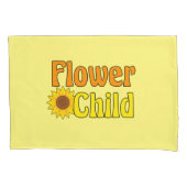 Lager kindgele Hippie Girl Kussensloop (Voorkant)