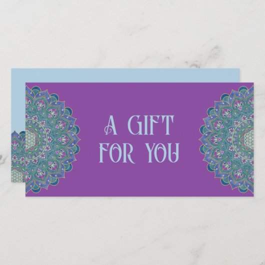 Lager leven - Mandala India Style 1 (Voorkant / Achterkant)