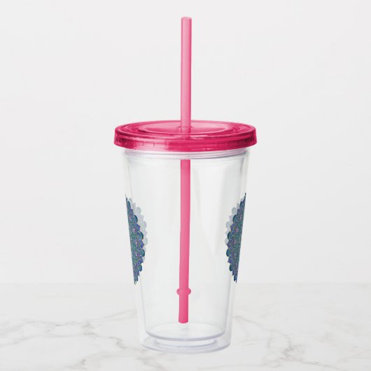 Lager leven - Mandala India Style 1 Acryl Drinkbeker (Rechts)