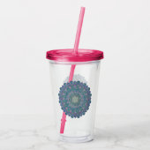 Lager leven - Mandala India Style 1 Acryl Drinkbeker (Achterkant)