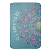 Lager leven - Mandala India Style 1 Badmat (Voorkant Verticaal)