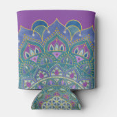 Lager leven - Mandala India Style 1 Blikjeskoeler (Achterkant)