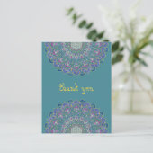 Lager leven - Mandala India Style 1 Briefkaart (Staand voorkant)