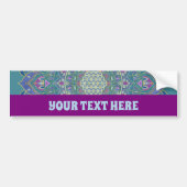 Lager leven - Mandala India Style 1 Bumpersticker (Voorkant)