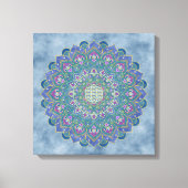 Lager leven - Mandala India Style 1 Canvas Afdruk (Voorkant)