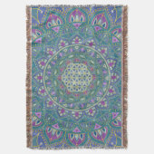 Lager leven - Mandala India Style 1 Deken (Voorkant Verticaal)