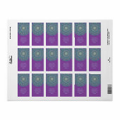 Lager leven - Mandala India Style 1 Etiket (Full Sheet)