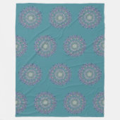 Lager leven - Mandala India Style 1 Fleece Deken (Voorkant)