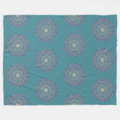 Lager leven - Mandala India Style 1 Fleece Deken (Voorkant (Horizontaal))