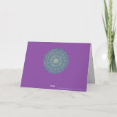 Lager leven - Mandala India Style 1 Kaart (Achterkant)