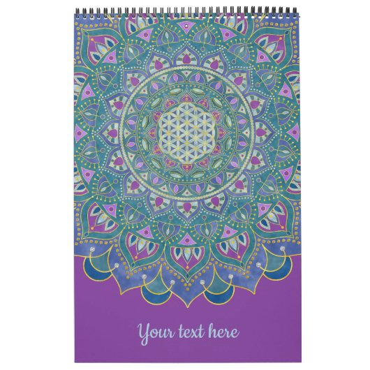 Lager leven - Mandala India Style 1 Kalender (Hoes)