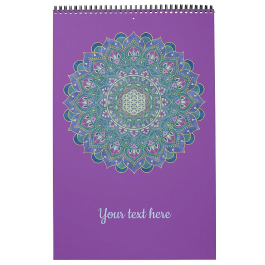 Lager leven - Mandala India Style 1 Kalender (Hoes)