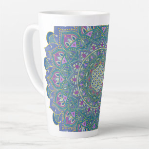 Lager leven - Mandala India Style 1 Latte Mok
