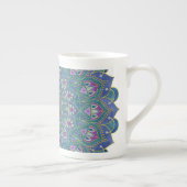 Lager leven - Mandala India Style 1 Porselein Kop (Rechts)