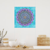 Lager leven - Mandala India Style 1 Poster (Keuken)