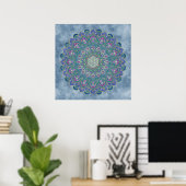 Lager leven - Mandala India Style 1 Poster (Thuiskantoor)