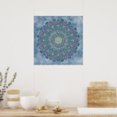 Lager leven - Mandala India Style 1 Poster (Keuken)