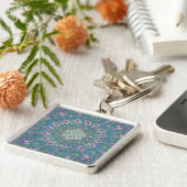 Lager leven - Mandala India Style 1 Sleutelhanger (Zijkant)