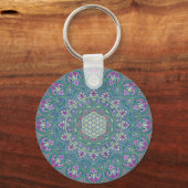 Lager leven - Mandala India Style 1 Sleutelhanger (Voorkant)