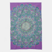 Lager leven - Mandala India Style 1 Theedoek (Verticaal)