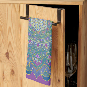 Lager leven - Mandala India Style 1 Theedoek