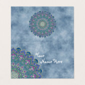 Lager leven - Mandala India Style 1 Visitekaartje (Buitenkant ongevouwen)