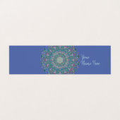 Lager leven - Mandala India Style 1 Visitekaartje (Buitenkant ongevouwen)