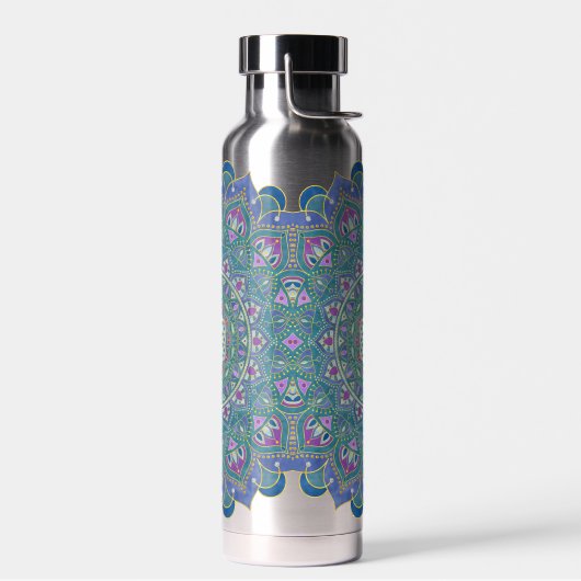 Lager leven - Mandala India Style 1 Waterfles (Links)