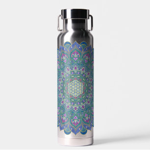 Lager leven - Mandala India Style 1 Waterfles
