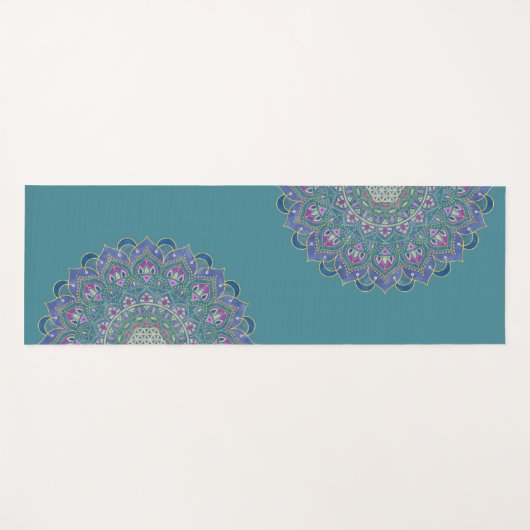 Lager leven - Mandala India Style 1 Yogamat (Voorkant (horizontaal))