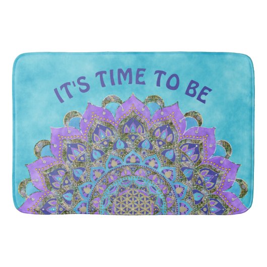 Lager leven - Mandala India Style 2 Badmat (Voorkant)