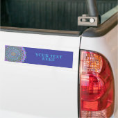 Lager leven - Mandala India Style 2 Bumpersticker (Op Truck)